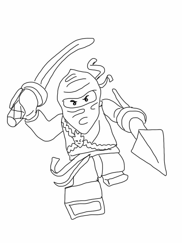 Ninjago Ghost Coloring Pages : Lego City Coloring Book Minifigure